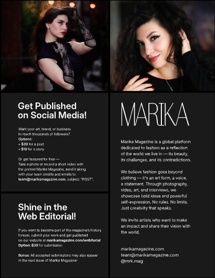 MARIKA MAGAZINE PORTRAIT (ISSUE 6301 - May), page 2