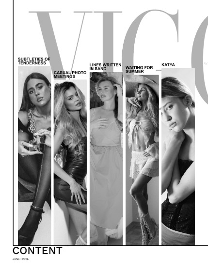 VIGOUR MAGAZINE Black And White | June 2025 | Issue 02, page 2