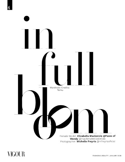 VIGOUR MAGAZINE Fashion & Beauty | January 2026 | Issue 11, page 4