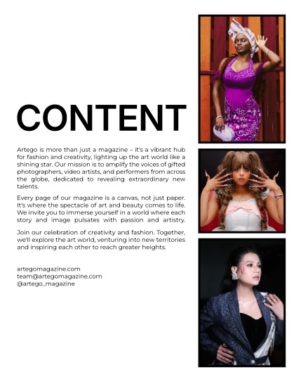 ARTEGO MAGAZINE - PORTRAIT NOVEMBER ISSUE 1131, page 2