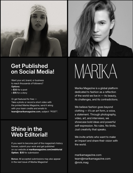 MARIKA MAGAZINE SENSE. VIEW. STYLE (ISSUE 5822 - August), page 2