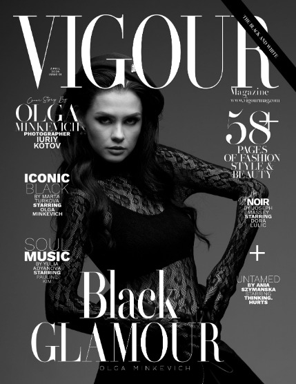 VIGOUR MAGAZINE The Black And White | April 2026 | Issue 01, page 1