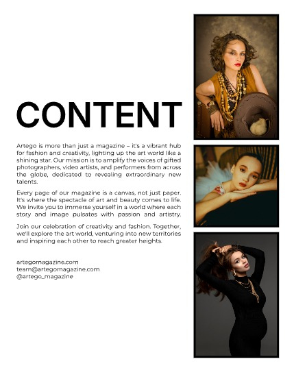 ARTEGO MAGAZINE - PORTRAIT DECEMBER ISSUE 1176, page 2