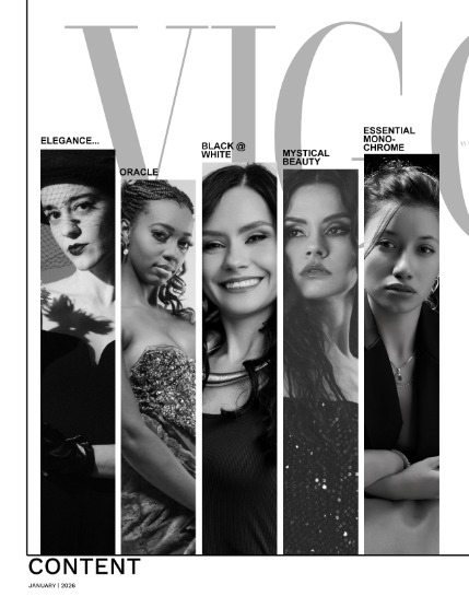 VIGOUR MAGAZINE The Black And White | January 2026 | Issue 01, page 2