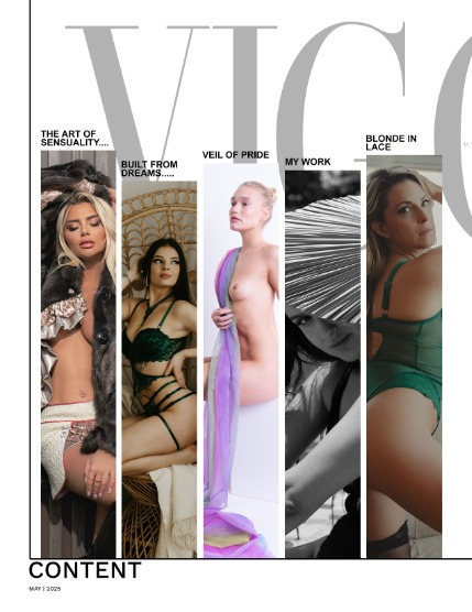 VIGOUR MAGAZINE Nude & Boudoir | May 2025 | Issue 06, page 2