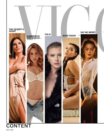 VIGOUR MAGAZINE Nude & Boudoir | May 2025 | Issue 01, page 2