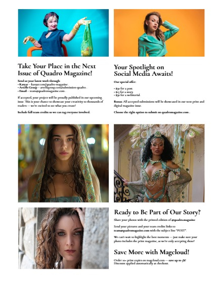 QUADRO MAGAZINE - PORTRAIT AUGUST (Vol 1259), page 3