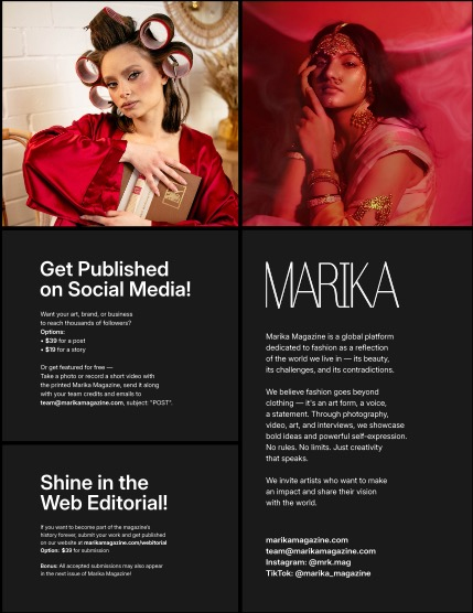 MARIKA MAGAZINE PORTRAIT (ISSUE 6356 - JULY), page 2