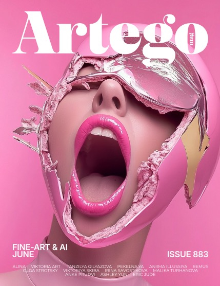 ARTEGO MAGAZINE - FINE-ART & AI JUNE ISSUE 883, page 1