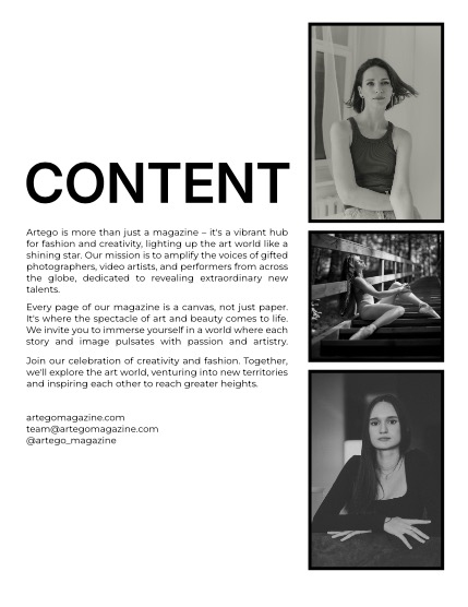 ARTEGO MAGAZINE - PORTRAIT AUGUST ISSUE 1020, page 2