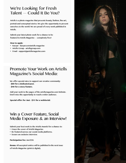 ARTELLS MAGAZINE - PORTRAIT AUGUST (Vol 3496), page 3