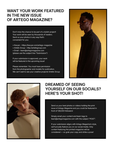 ARTEGO MAGAZINE - MEN MAY ISSUE 836, page 4