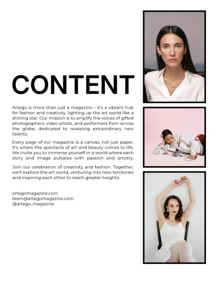 ARTEGO MAGAZINE - FASHION & GLAMOUR JUNE ISSUE 901, page 2