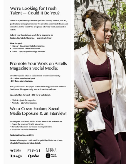 ARTELLS MAGAZINE - PORTRAIT JULY (Vol 4190), page 3