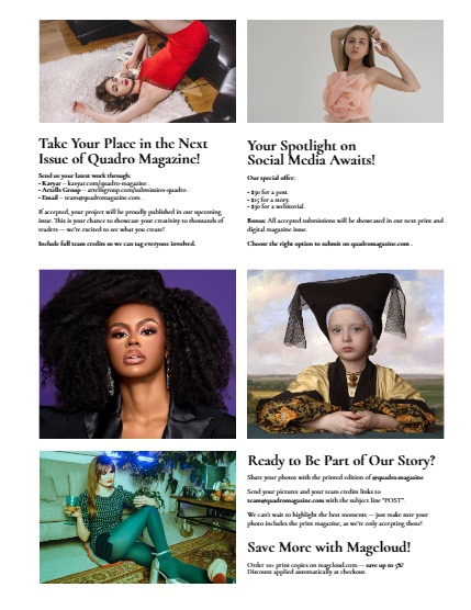 QUADRO MAGAZINE - EMOTIONS. ART. FASHION AUGUST (Vol 1213), page 3