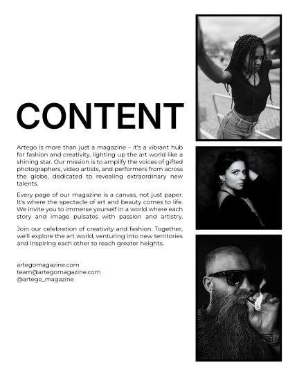 ARTEGO MAGAZINE - PORTRAIT JUNE ISSUE 1407, page 2