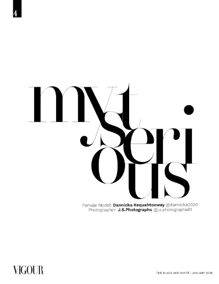 VIGOUR MAGAZINE The Black And White | January 2026 | Issue 03, page 4