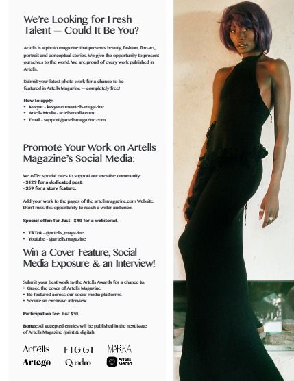 Артеллс, журнал. Портрет, октябрь, выпуск 4328 (ARTELLS MAGAZINE - PORTRAIT OCTOBER (Vol 4328)), page 3