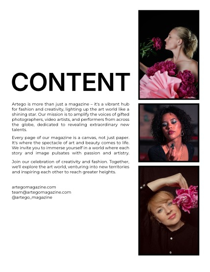 ARTEGO MAGAZINE - PORTRAIT AUGUST ISSUE 1024, page 2