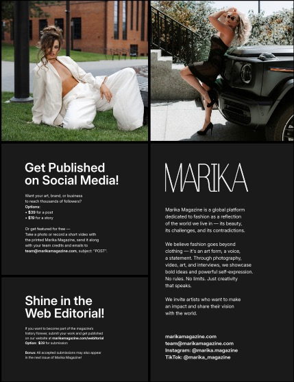 MARIKA MAGAZINE FASHION & GLAMOUR (ISSUE 6409 - SEPTEMBER), page 2