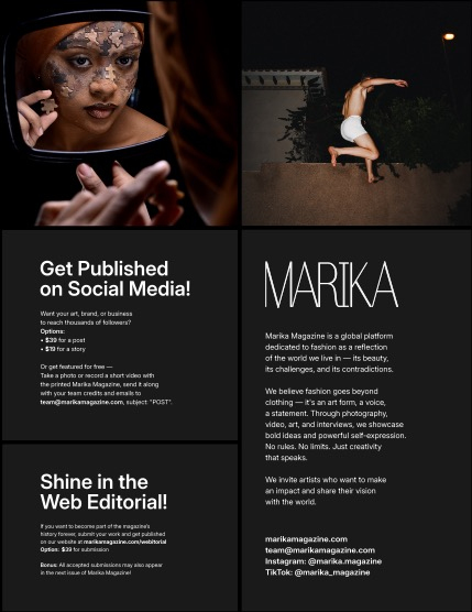 MARIKA MAGAZINE FINE-ART & AI (ISSUE 6365 - AUGUST), page 2