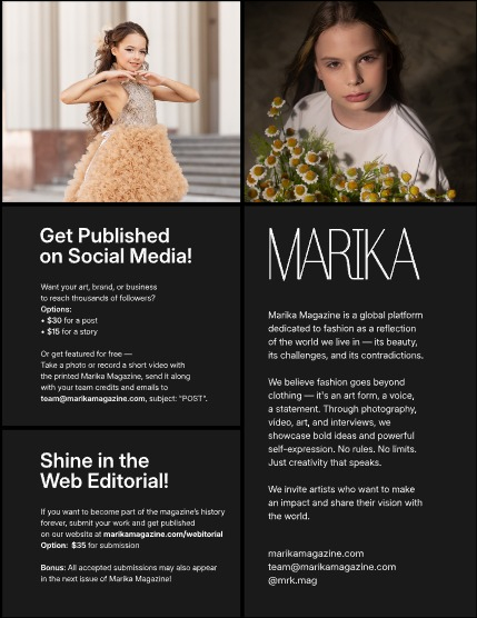 MARIKA MAGAZINE TEEN & KIDS (ISSUE 5963 - October), page 2