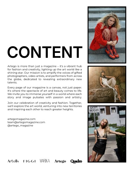 ARTEGO MAGAZINE - FASHION & GLAMOUR JULY ISSUE 1431, page 2