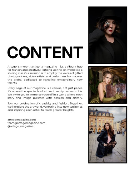 ARTEGO MAGAZINE - FASHION & GLAMOUR JANUARY ISSUE 1201, page 2
