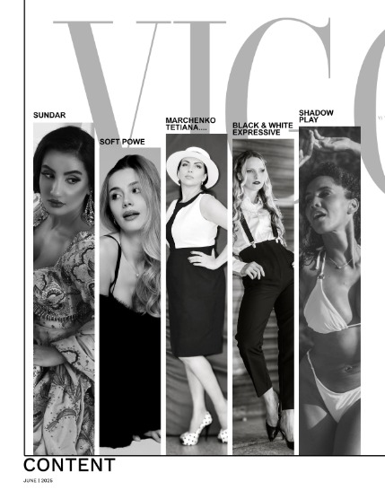 VIGOUR MAGAZINE Black And White | June 2025 | Issue 01, page 2