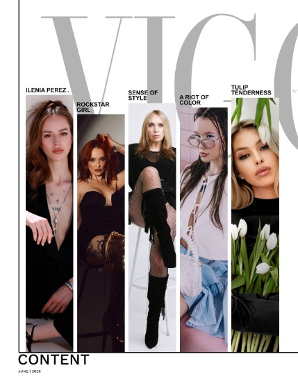 VIGOUR MAGAZINE Fashion & Beauty | June 2025 | Issue 15, page 2