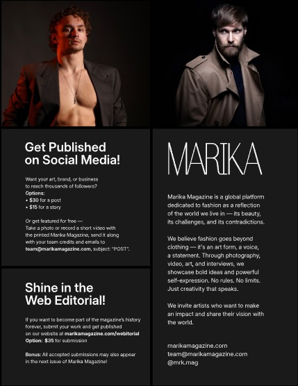 MARIKA MAGAZINE MEN (ISSUE 6077 - DECEMBER), page 2
