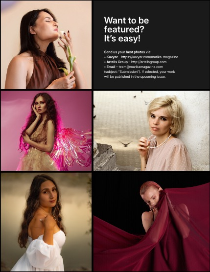 MARIKA MAGAZINE PORTRAIT (ISSUE 5876 - AUGUST), page 3