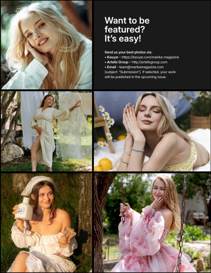 MARIKA MAGAZINE PORTRAIT (ISSUE 5861 - August), page 3