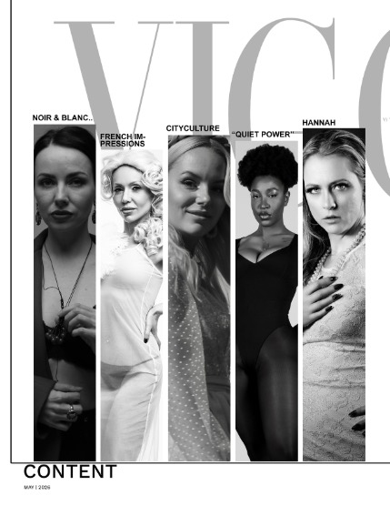 VIGOUR MAGAZINE The Black And White | May 2026 | Issue 01, page 2