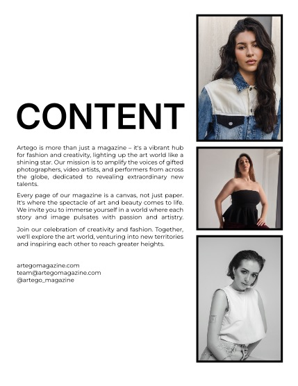 ARTEGO MAGAZINE - PORTRAIT JUNE ISSUE 1405, page 2