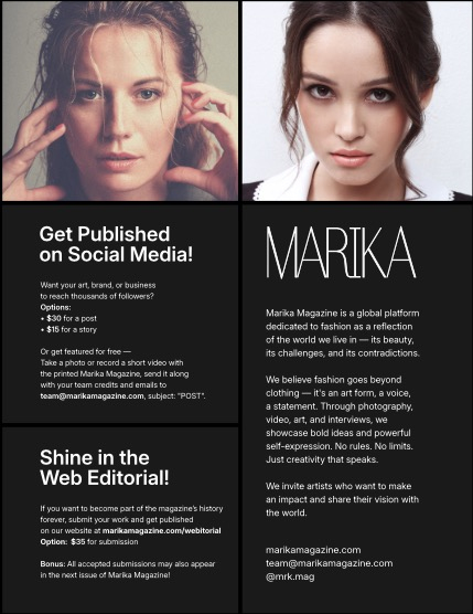 MARIKA MAGAZINE PORTRAIT (ISSUE 5927 - SEPTEMBER), page 2