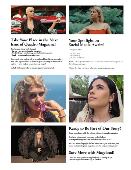 QUADRO MAGAZINE - PORTRAIT AUGUST (Vol 1690), page 3