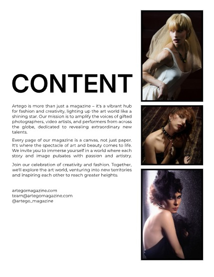 ARTEGO MAGAZINE -  FASHION & GLAMOUR NOVEMBER ISSUE 1122, page 2