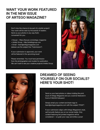 ARTEGO MAGAZINE - PORTRAIT MAY ISSUE 852, page 4