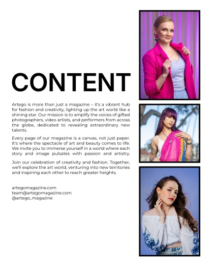 ARTEGO MAGAZINE - PORTRAIT JUNE ISSUE 1404, page 2