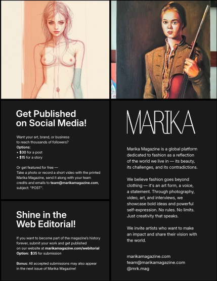 MARIKA MAGAZINE FINE-ART & AI (ISSUE 5706 - JUNE), page 2