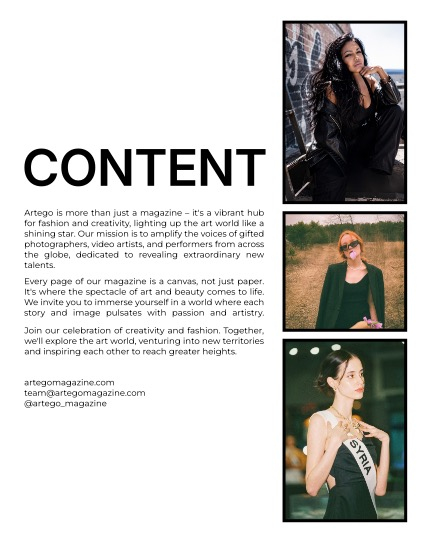 ARTEGO MAGAZINE - PORTRAIT JUNE ISSUE 1408, page 2