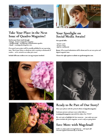 QUADRO MAGAZINE - PORTRAIT AUGUST (Vol 1239), page 3