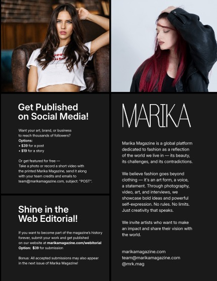 MARIKA MAGAZINE PORTRAIT (ISSUE 6270 - APRIL), page 2