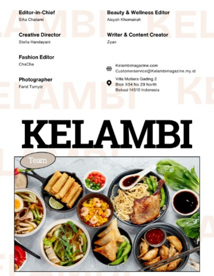 Kelambi Magazine Special Food Cooking Travel July Edition Vol 057, page 3