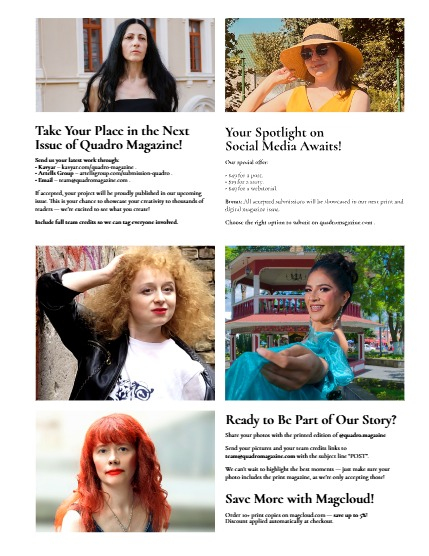QUADRO MAGAZINE - PORTRAIT AUGUST (Vol 1710), page 3