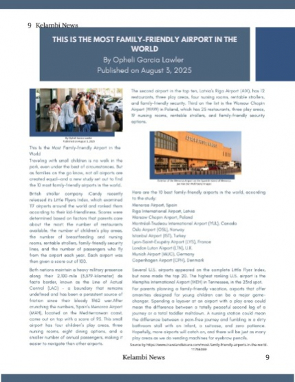 Kelambi Magazine Street Building Nature Travel 4th August 2025, page 9