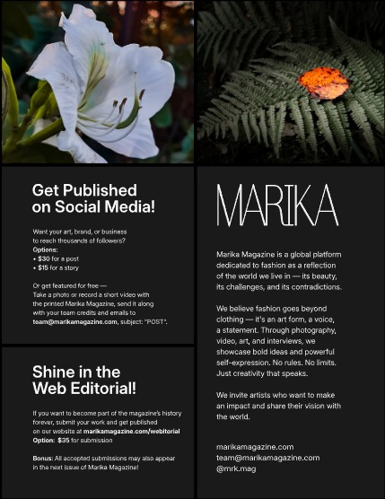 MARIKA MAGAZINE NATURE & TRAVELS (ISSUE 6016 - NOVEMBER), page 2