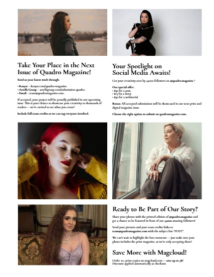 QUADRO MAGAZINE - PORTRAIT MAY (Vol 1098), page 3