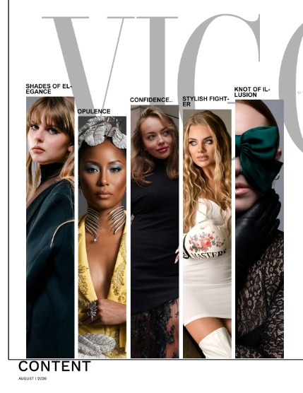 VIGOUR MAGAZINE The Art of Style | August 2026 | Issue 01, page 2